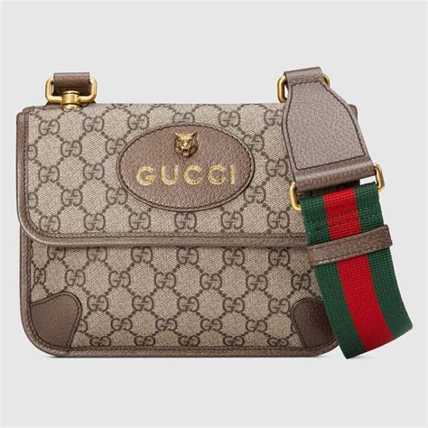 gucci small supreme messenger|gucci neo vintage messenger bag.